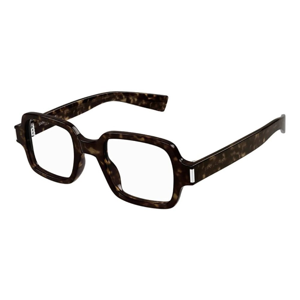 NWT SAINT LAURENT EYEGLASSES DARK HAVANA MEN EYEWEAR